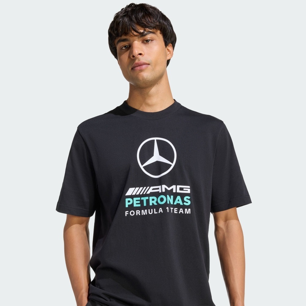 男款 ADIDAS X MERCEDES - AMG PETRONAS F1 黑 白 F1 賓士 賽車 聯名款 短T【KE8163/KE8164】ADF1
