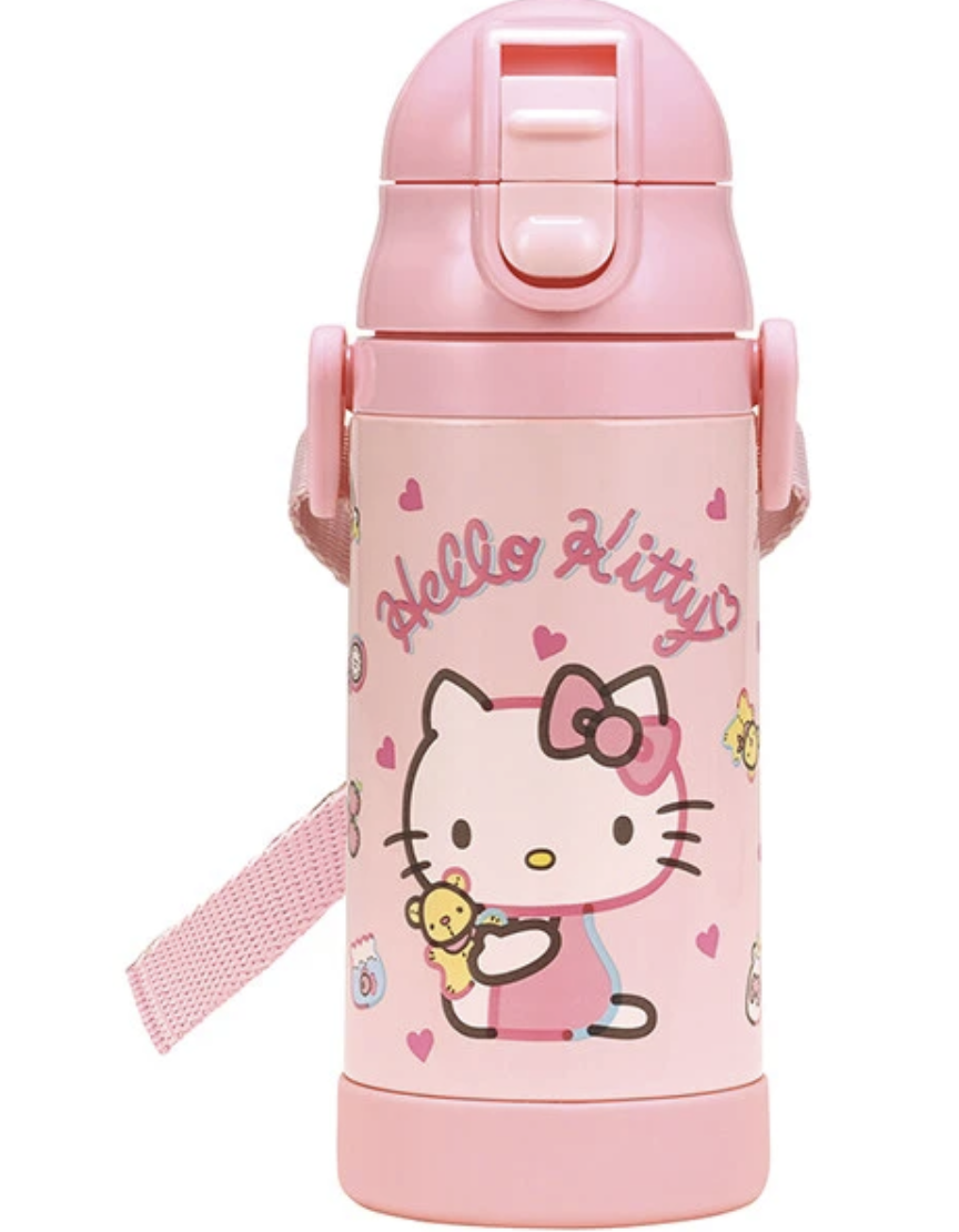 Skater 超輕雙向吸管不鏽鋼水杯 350ml -Hello Kitty STWM3N