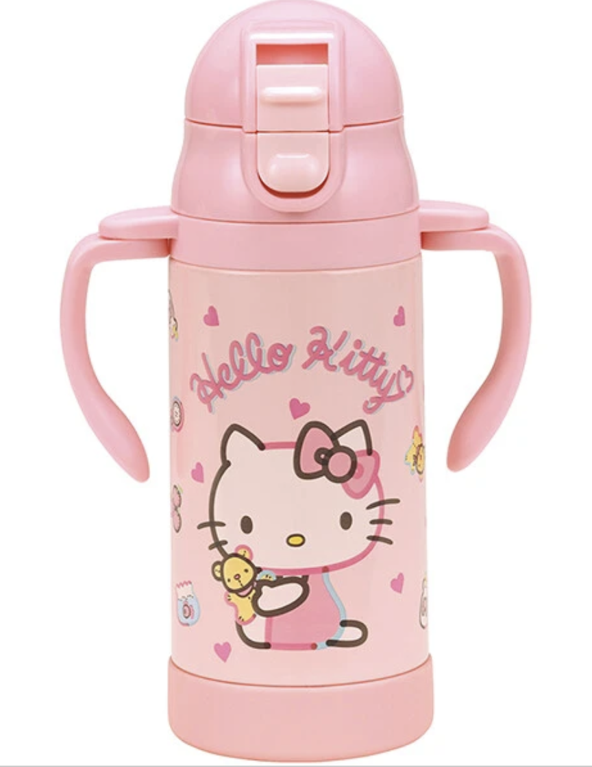 Skater 超輕雙向吸管不鏽鋼水杯 350ml -Hello Kitty STWM3N