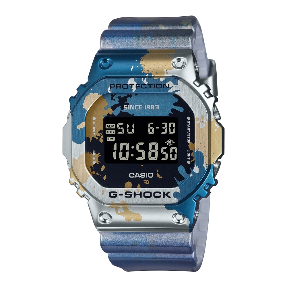 Casio G-Shock GM-5600SS-1 塗鴉藝術 限量版 手錶 (香港行貨)