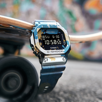Casio G-Shock GM-5600SS-1 塗鴉藝術 限量版 手錶 (香港行貨)