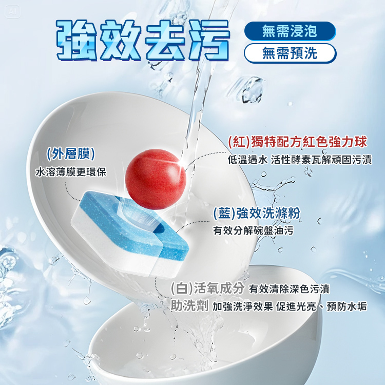 德國 Finish亮碟 洗碗機全效合一洗碗塊 100顆/袋【BD022】