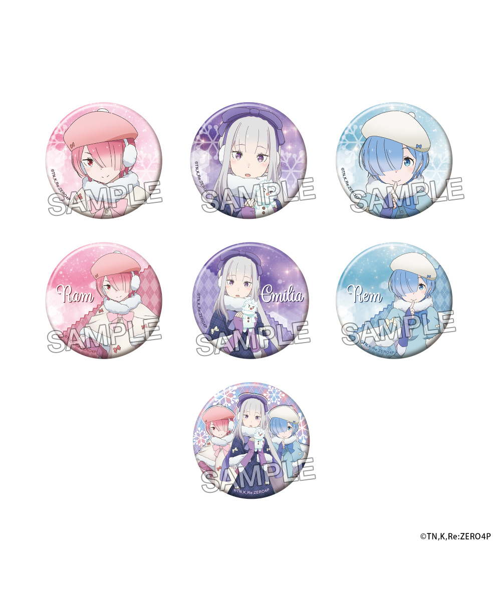 預購-「Re:從零開始的異世界生活」集換式閃亮亮徽章 Winter Snow ver. BOX販售【日本進口精品】
