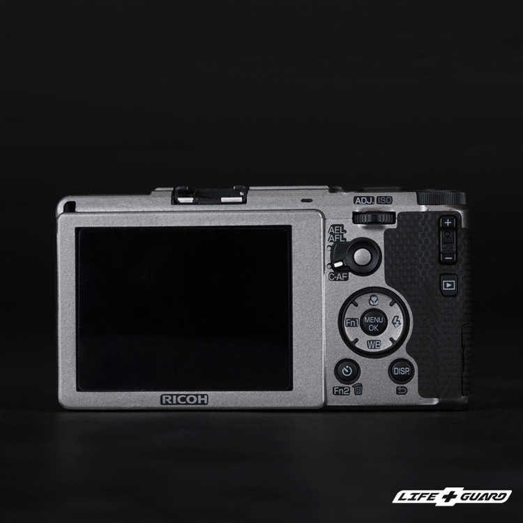 LIFE+GUARD RICOH GR II GR2 相機貼膜背面展示圖