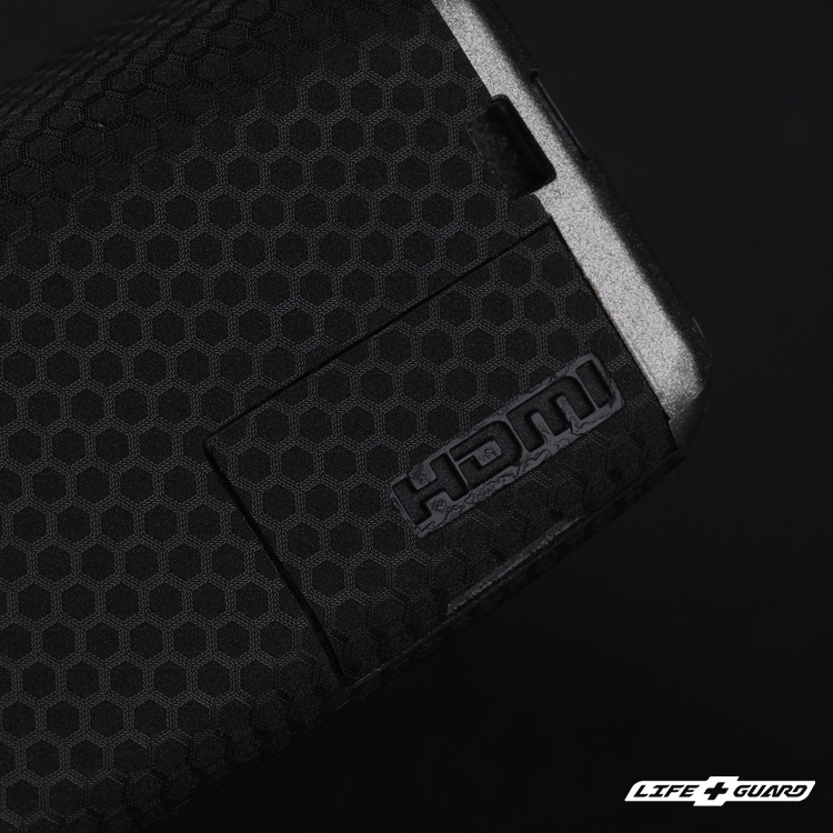 LIFE+GUARD RICOH GR II GR2 相機貼膜特寫，霧鈦質感設計