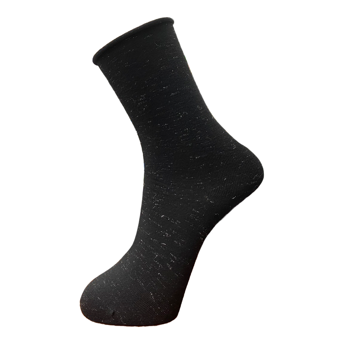 銀蔥捲邊短襪 捲邊1/2襪