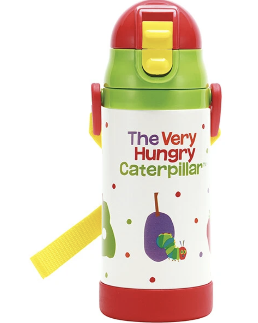 Skater 超輕雙向吸管不鏽鋼水杯 350ml -the very hungry caterpillar STWM3N