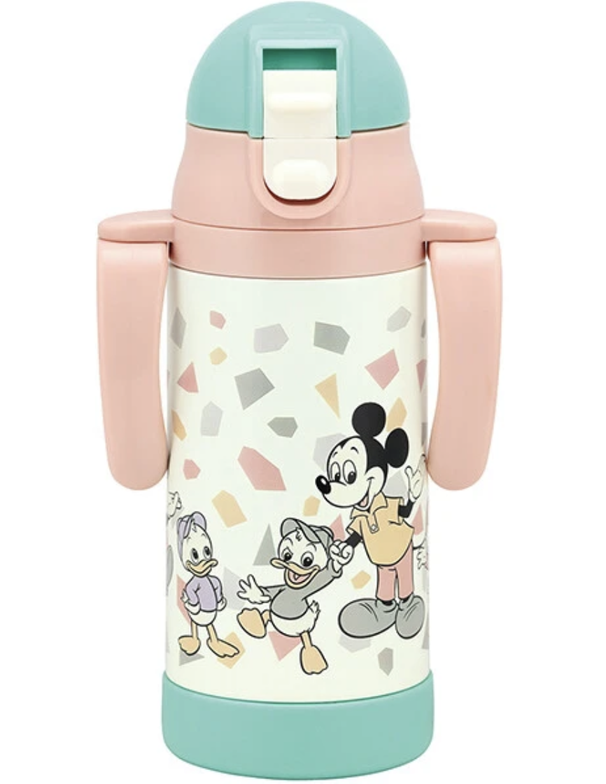 Skater 超輕雙向吸管不鏽鋼水杯 350ml -Mickey and Friends STWM3N