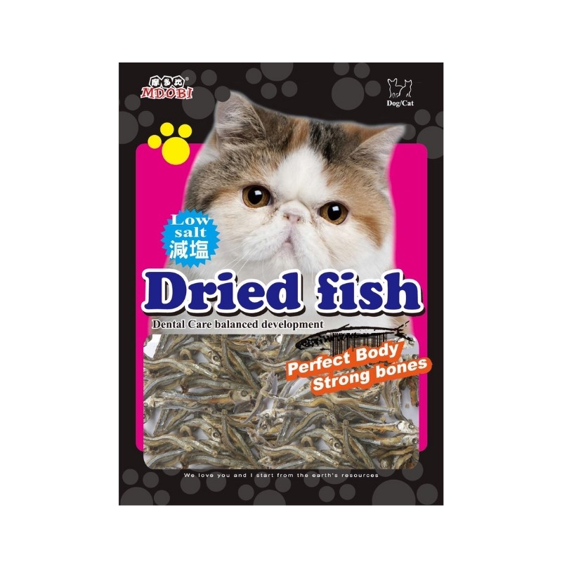 【摩多比】MDOBI 高鈣減鹽小魚乾80g