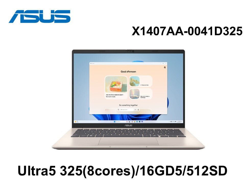 ASUS 華碩 X1407AA-0041D325 鉑金色 14吋筆電