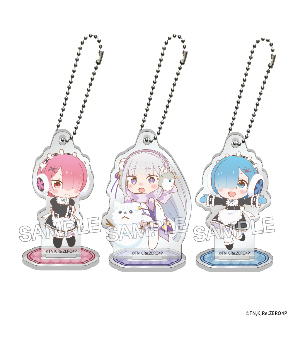 預購-「Re:從零開始的異世界生活」Q版壓克力立牌套組 Winter Snow ver.【日本進口精品】