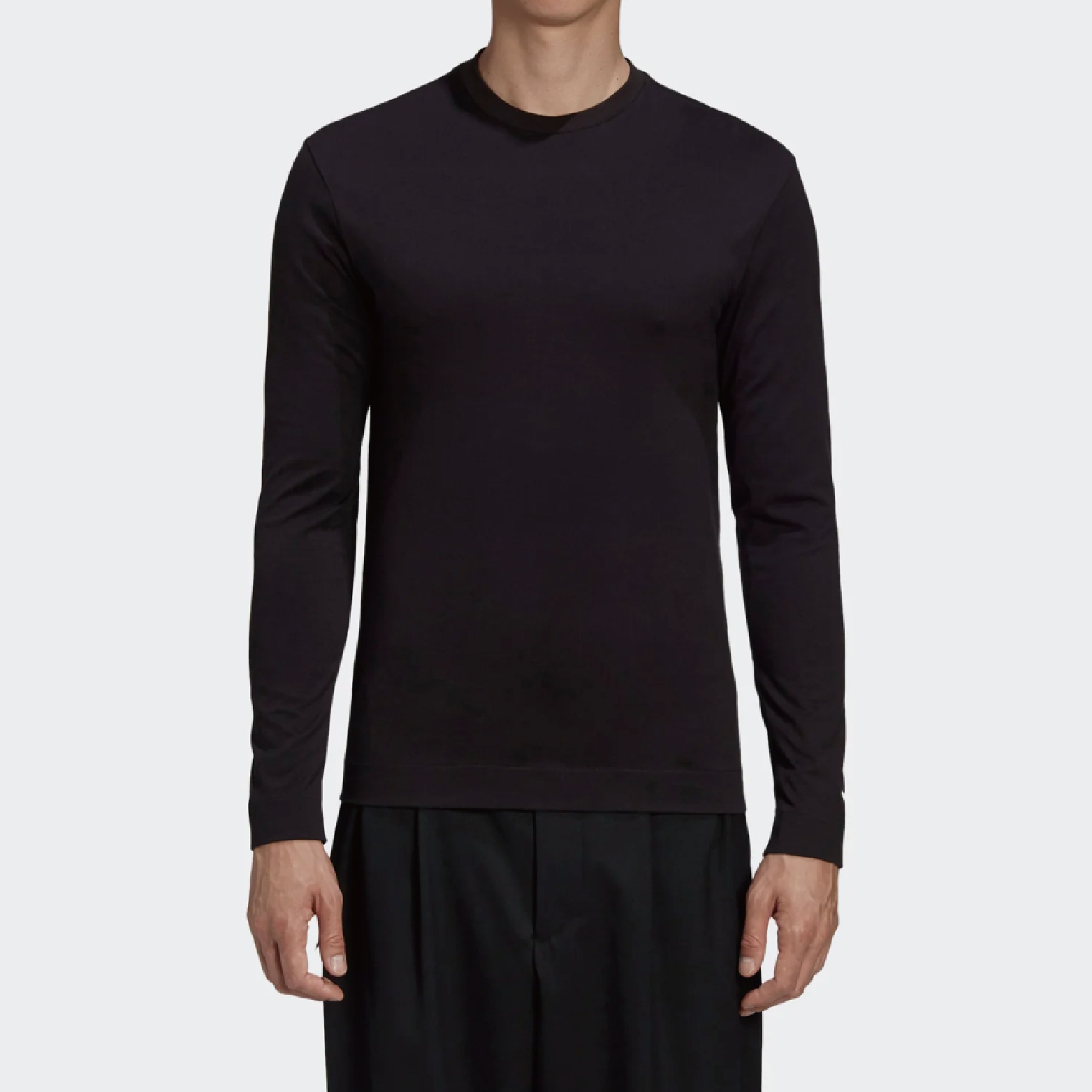 【 Y-3 U CH2 GFX LS TEE 薄款長TEE - 黑 】