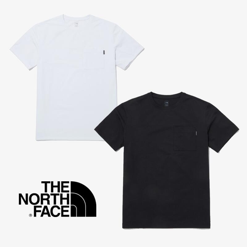 【現貨】THE NORTH FACE 小口袋短袖上衣 黑色 NT7UP26