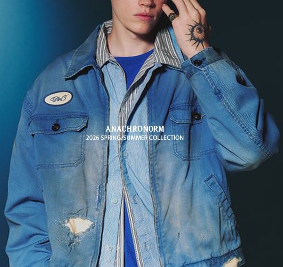 ANACHRONORM 2026 REMAKED TIMEWORN WORK JACKET AN404-R - PRE ORDER ITEM (預訂中)