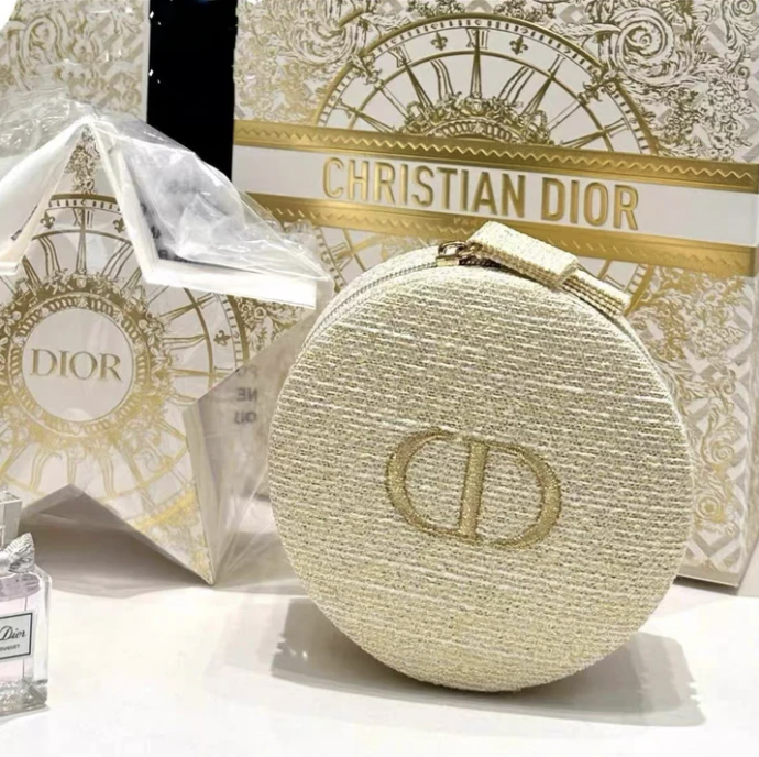 現 貨丨Dior 限定金色收納盒連白盒 專櫃貨