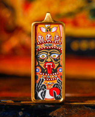 0207XZ141-雪堆白唐卡-小金條紮基拉姆（A141）