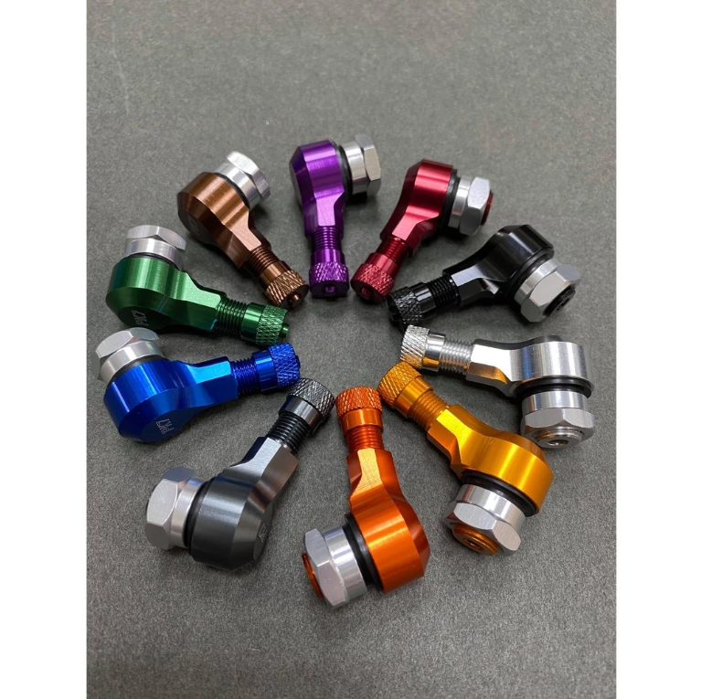 【POSH】氣嘴 L型 I型 風嘴頭 直頭 彎頭 10mm孔位 多色 全車系通用