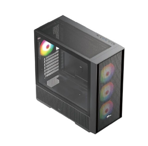Power Master 亞碩 CAMPAIGN 征戰 ATX電腦機殼(中塔機殼/預裝6顆風扇)