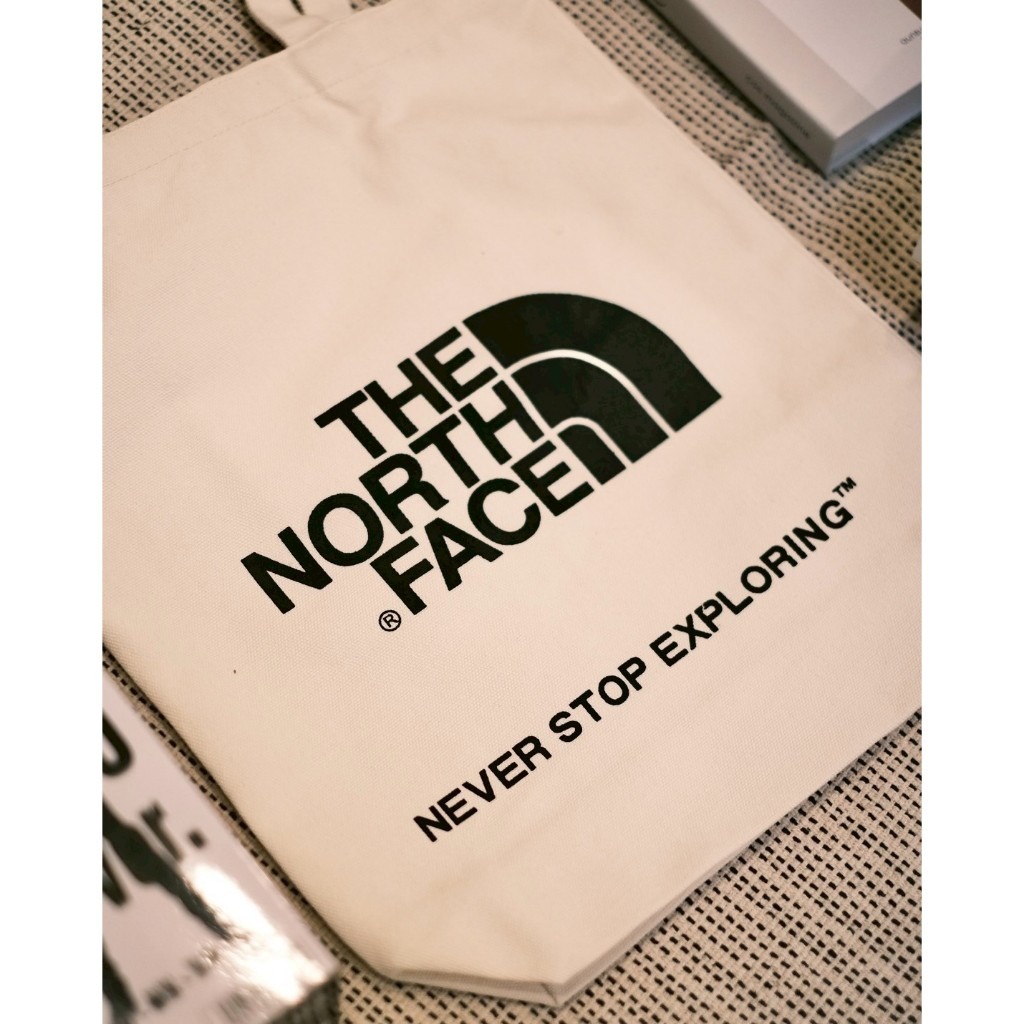 【現貨】THE NORTH FACE 帆布袋 米白 TNFBAG