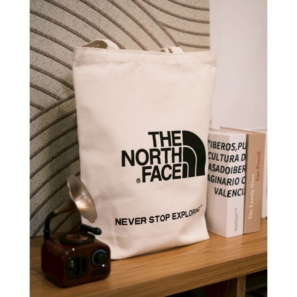 【現貨】THE NORTH FACE 帆布袋 米白 TNFBAG