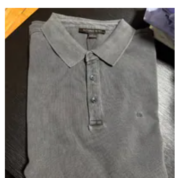 [S] MICHAEL KORS BLACK COTTON PIQUE POLO SHIRT, OS552IU5E9-BLACK (SMK1365)