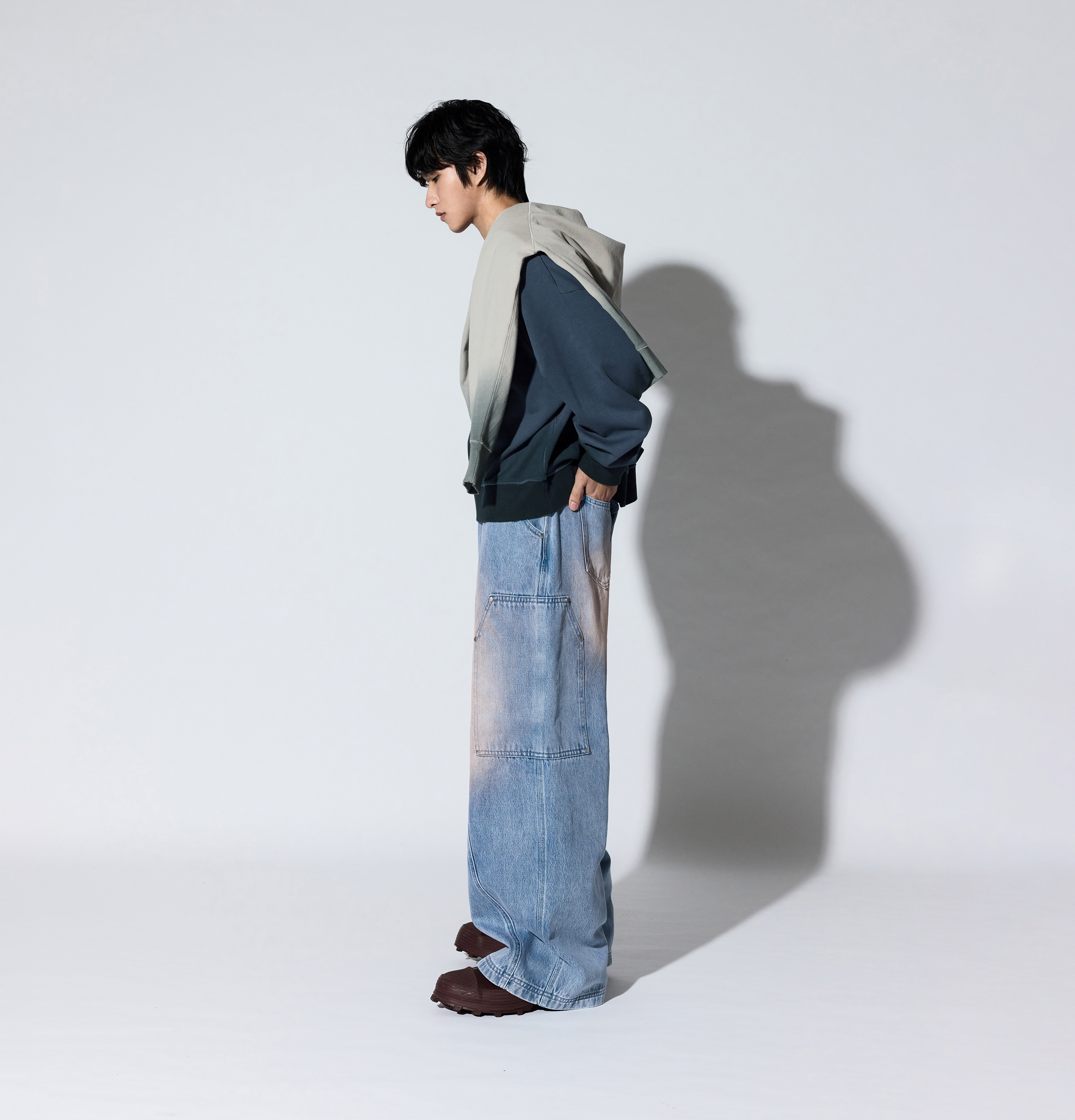 MELSIGN - Canvas Wide Leg Jeans - Denim