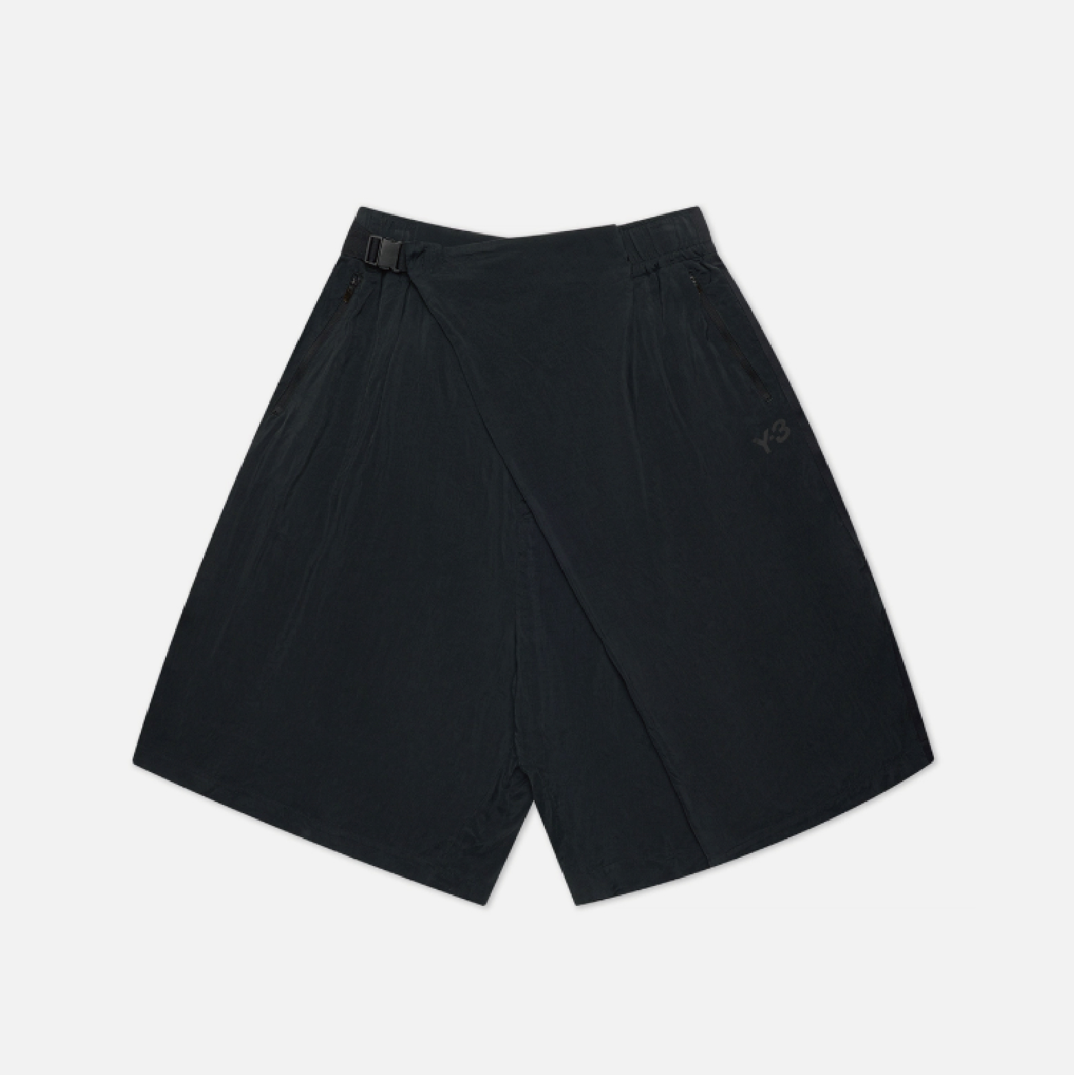 【 Y-3 M CH3 CUPR SHRT 結構層次短褲 - 黑 】