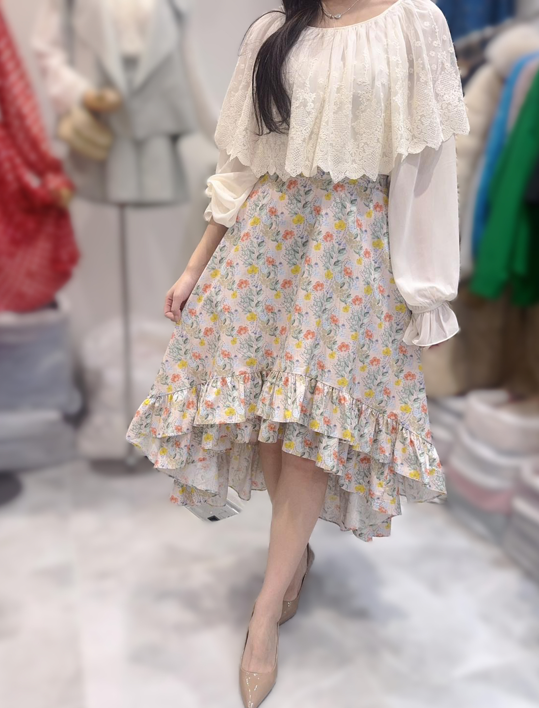 SC37  下身裙 腰23-31 HIP52 長22.5/33 $549[一口價]