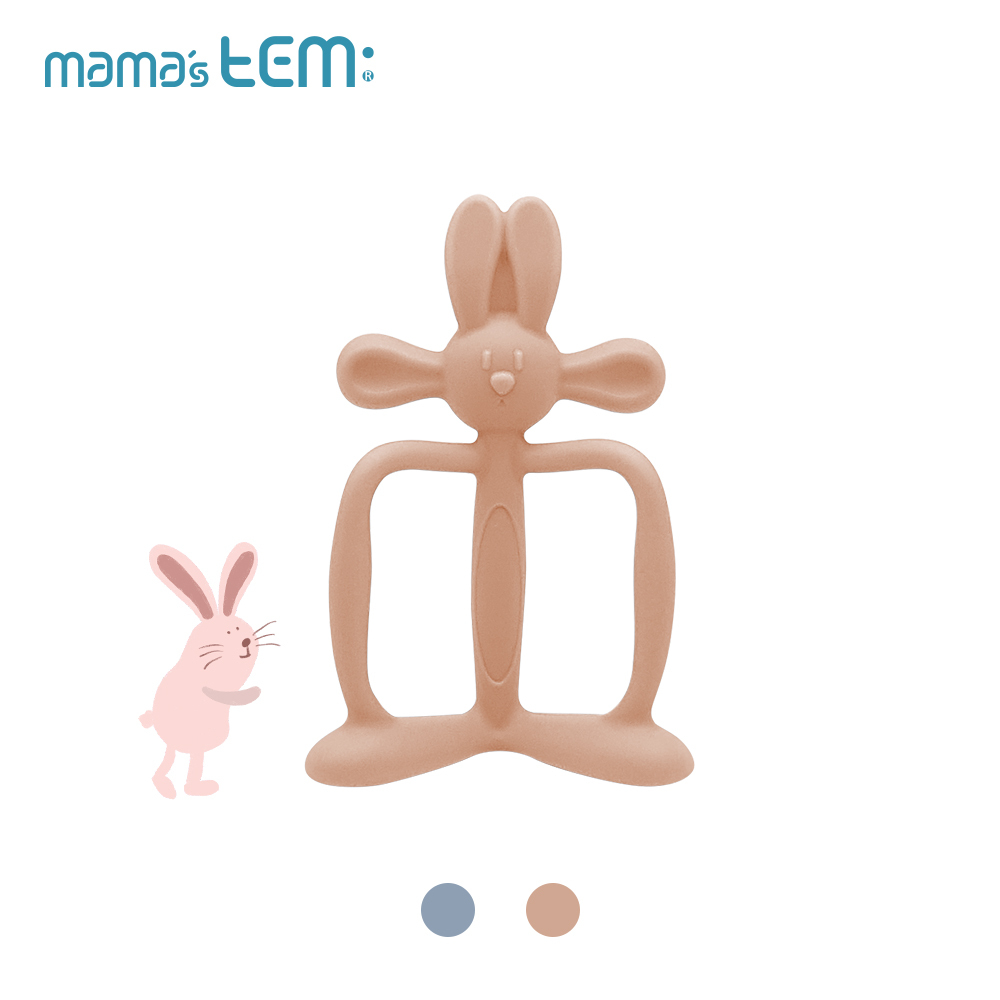 固齒器【長耳朵小兔-無收納盒】-韓國MAMA's TEM固齒器