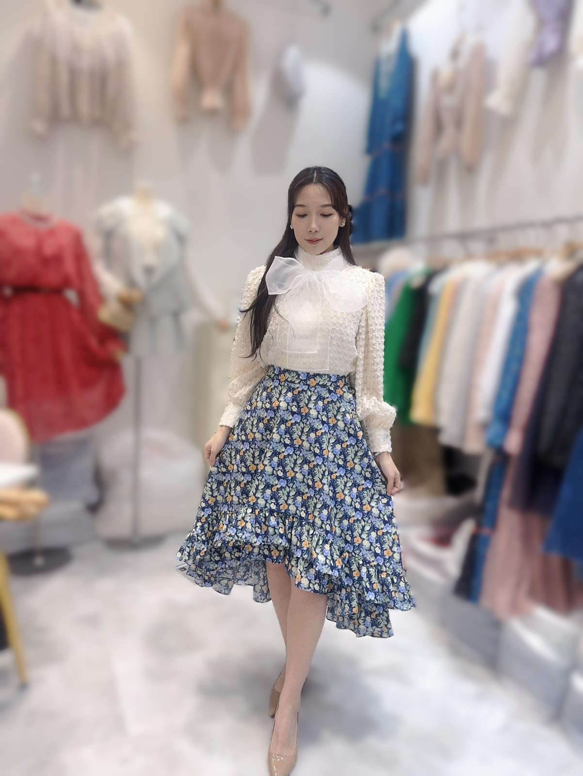 SC37  下身裙 腰23-31 HIP52 長22.5/33 $549[一口價]