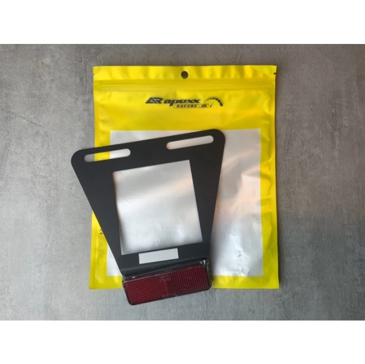 【APEXX】車牌反光片 反光片 短牌架用 改短牌 驗車 紅牌 黃牌 白牌 小阿魯/R3/勁戰/JETS/DRG