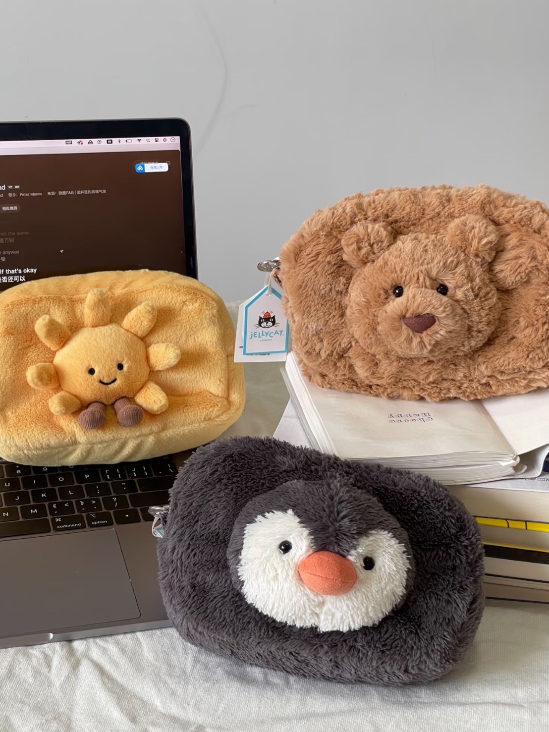 JELLYCAT 毛絨 相機包 收納小包 系列