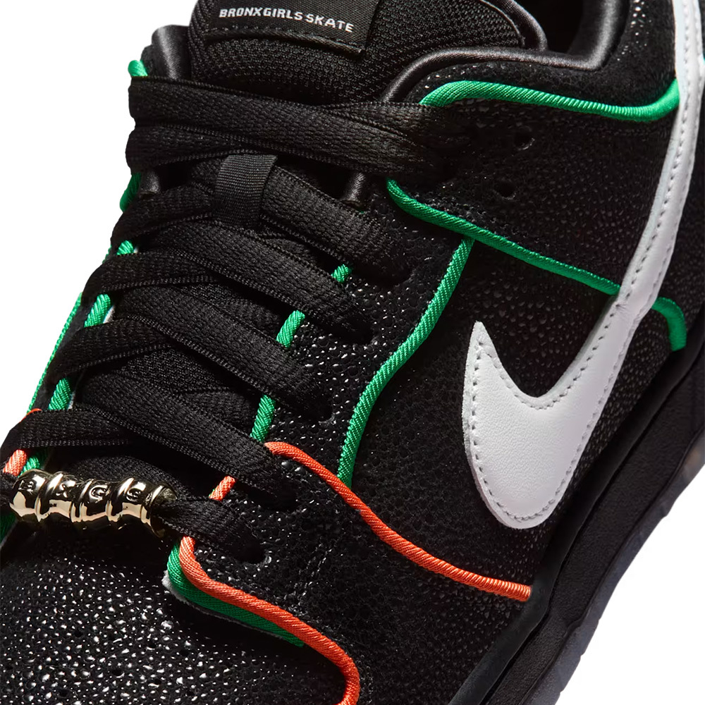 Bronx Girls Skate x Nike SB Dunk Low ‘Black and Challenge Red’ 黑 聯名 限量 HV1664-001