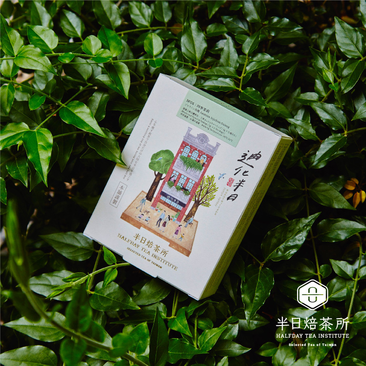 四季茉莉花茶  5入三角立體原葉袋茶  良根手繪大稻埕紀念裝