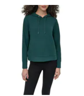[S] DKNY GREEN TECH WAFFLE HOODIE, DPMT1234-GREEN (SD1689)
