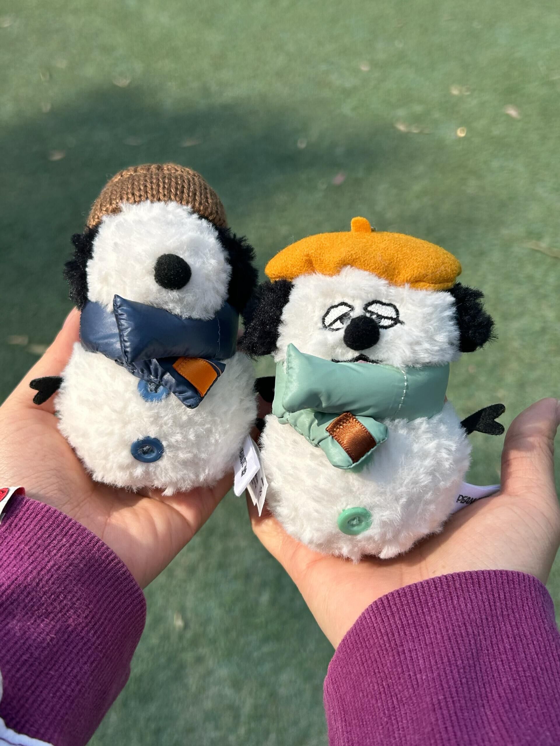 本週限時接單!! Peanuts 史努比 正版授權 冬日絨裝系列 雪人小狗 吊飾 鑰匙圈 歐拉夫(任買兩件7-11免運)/預購