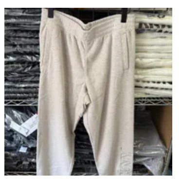 [S] DKNY CORTADO HEATHER RAISED EMBROIDERY OUTLINE RHINESTONE LOGO JOGGER, DP5P3736-9C6 (SD1690)