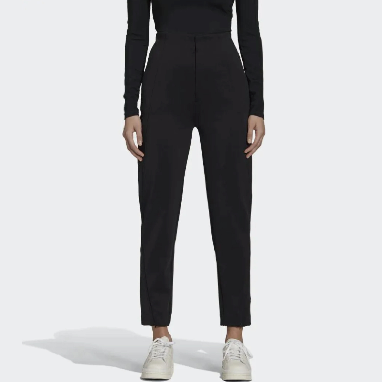 【 Y-3 W CH1 K-SHL PNT 貼身針織長褲 - 黑 】