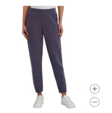 [S] DKNY GRAY WOMEN'S SPORT FLEECE JOGGER, 1913232-GRAY (SD1692)