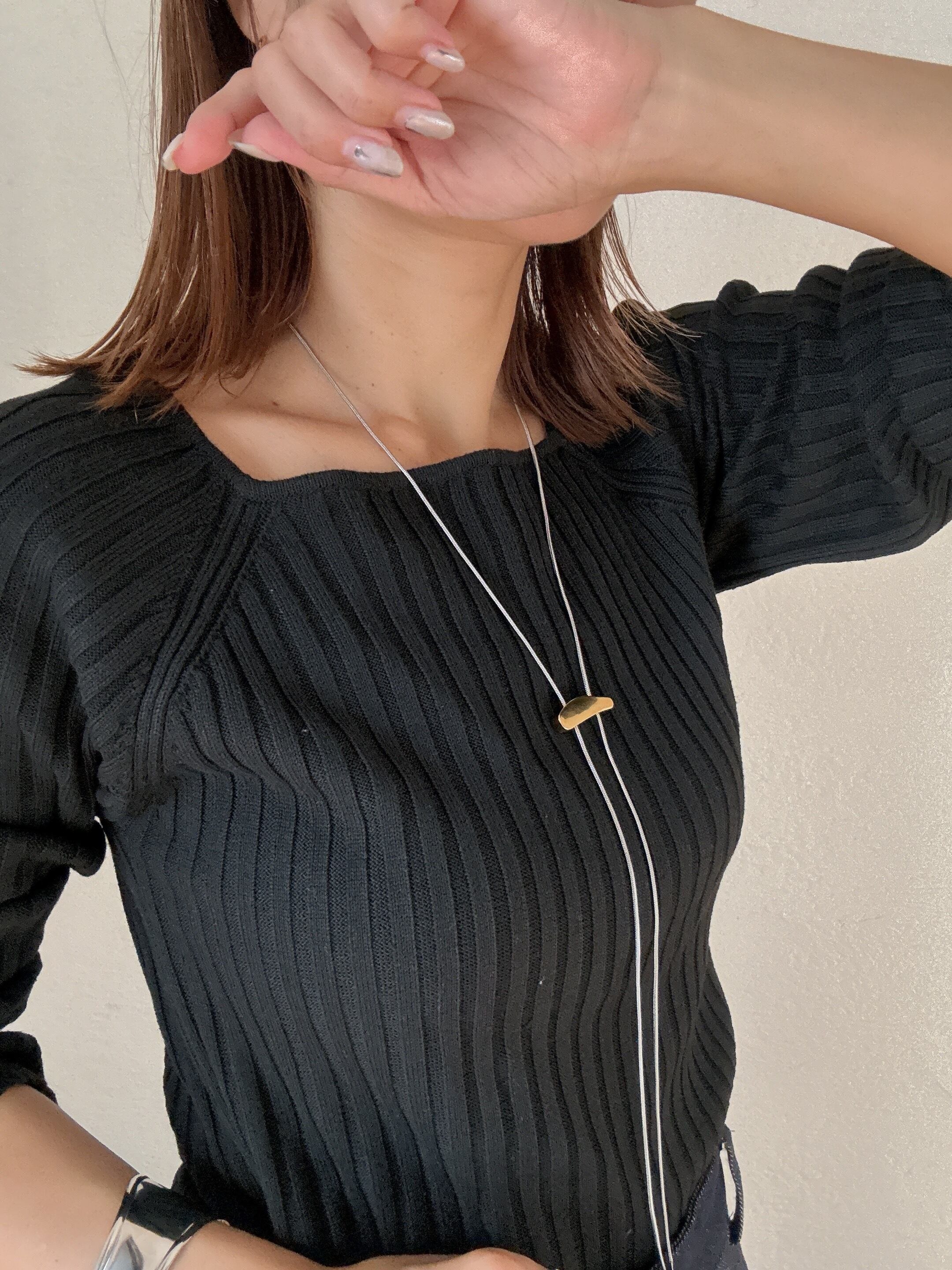 balance bar long necklace