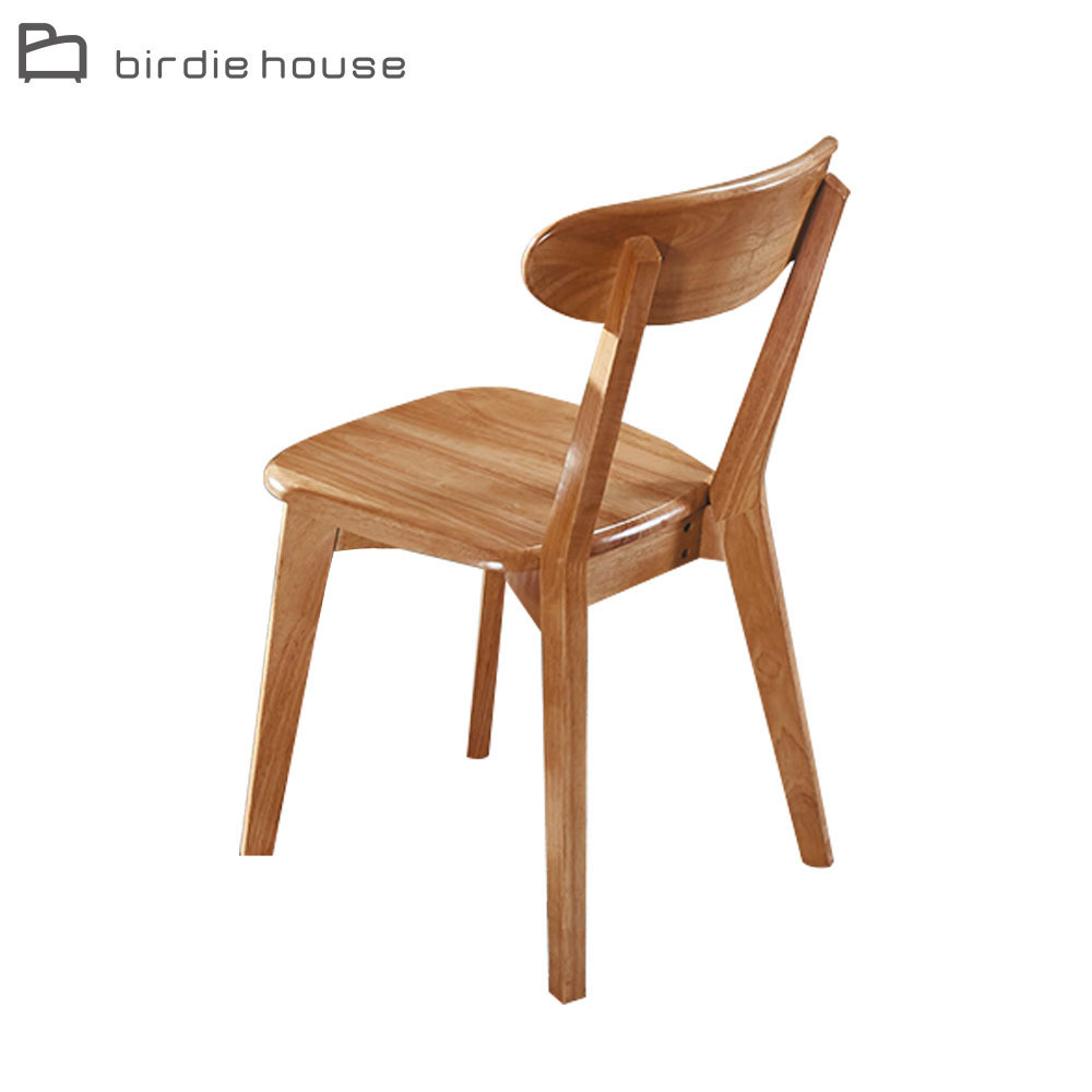 柏蒂家居-大野簡約原木色餐椅(單椅)