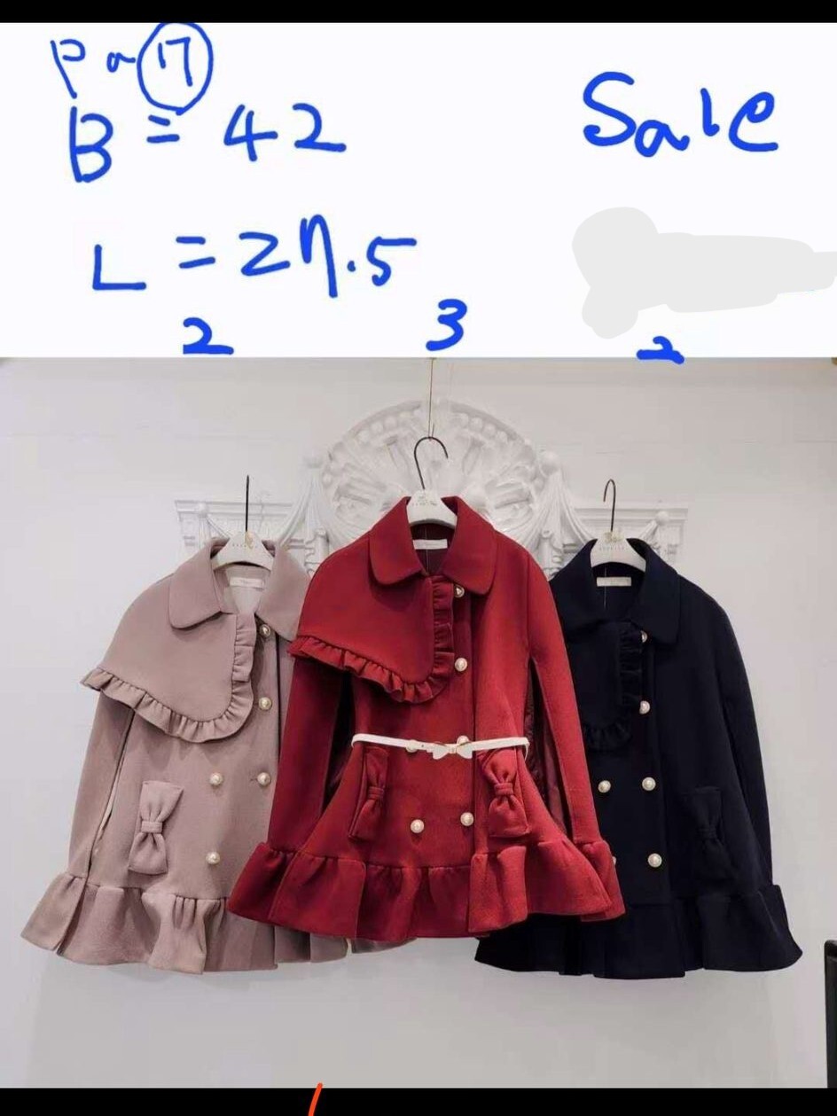 P44 胸42 長27.5 $899 (一口價) 30 ％羊毛