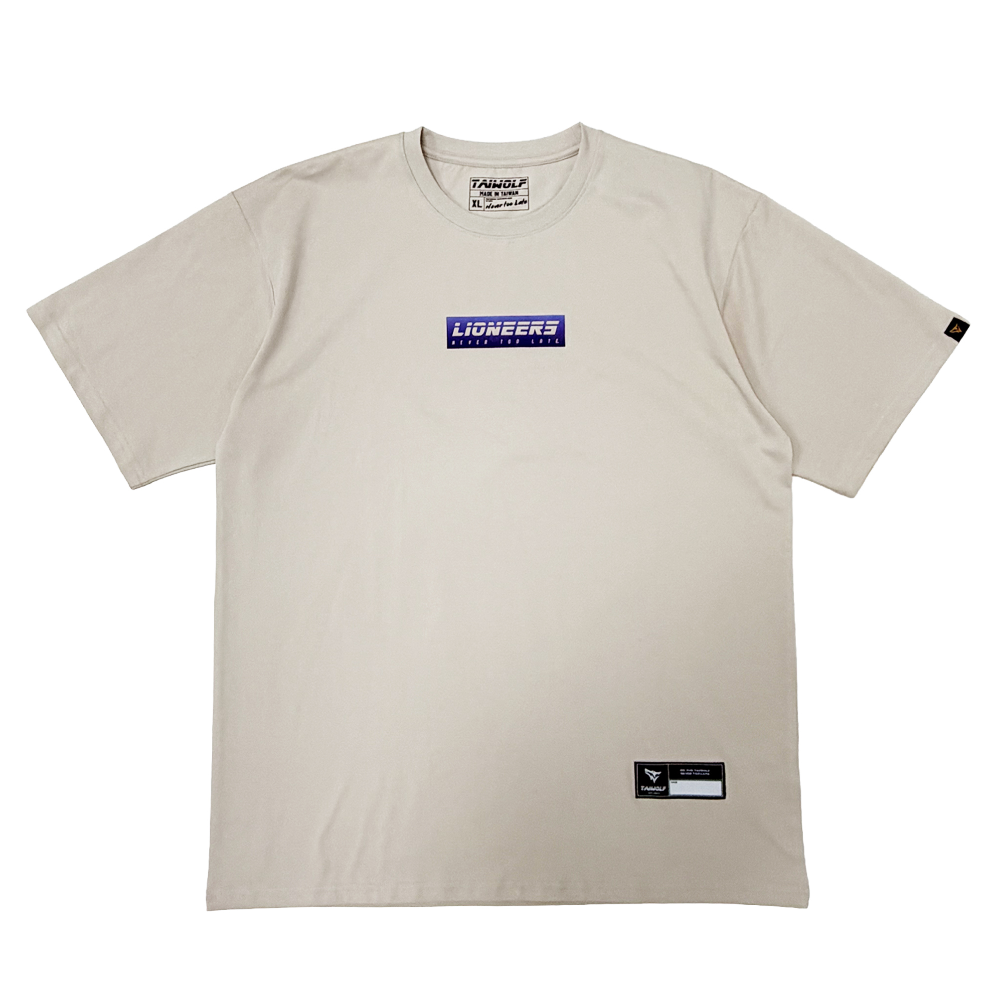 25-26 LIONEERS X TAIWOLF 休閒棉T｜奶灰