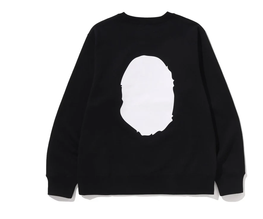 【BAPE男生】0207 發售 正反猿人頭衛衣 BIG APE HEAD CREWNECK SWEATSHIRT