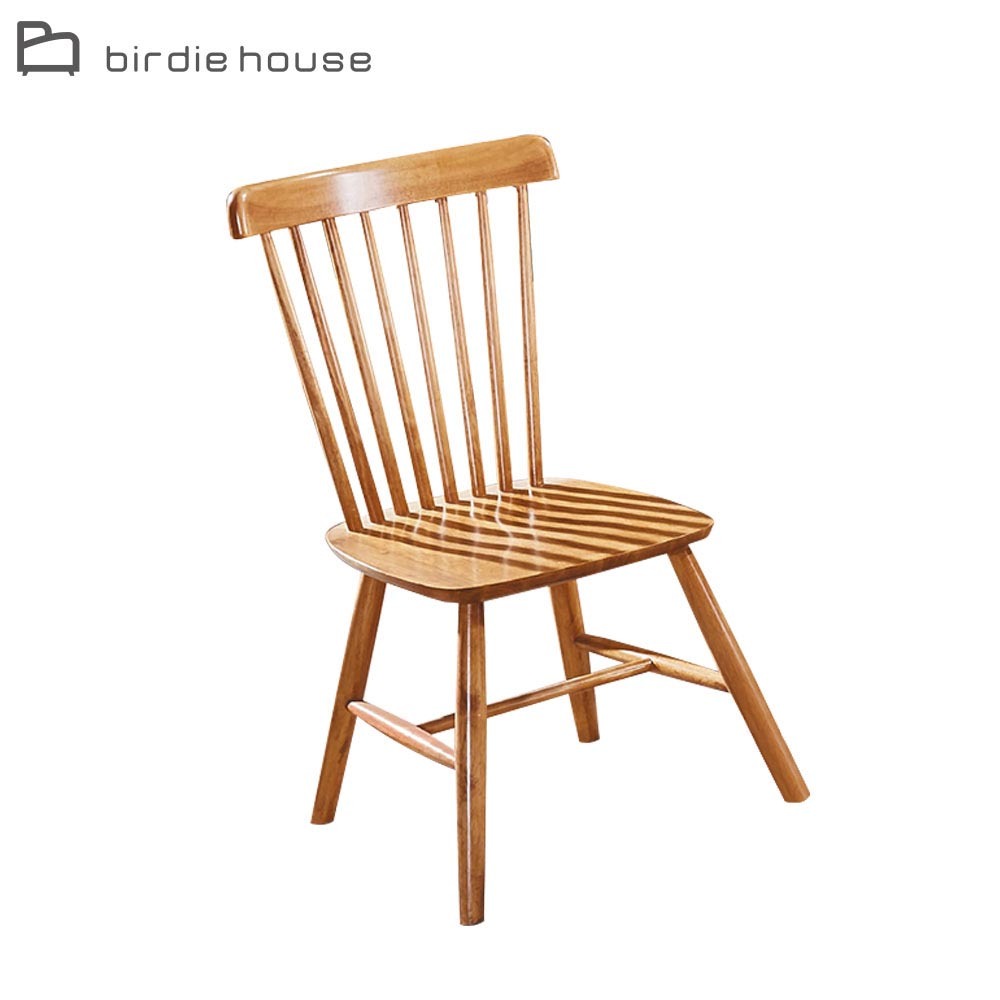 柏蒂家居-宮野原木色高背餐椅(單椅)