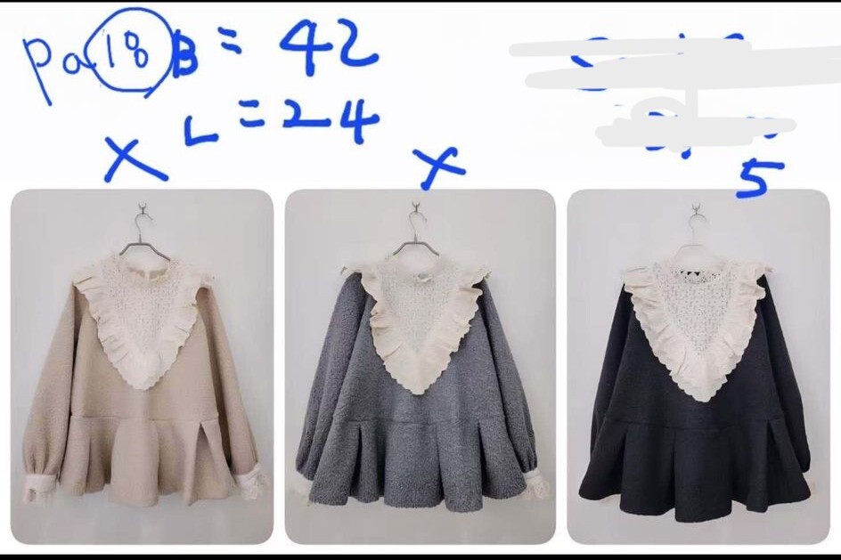 P55 胸42 長24 $479 (一口價) 40 ％羊毛