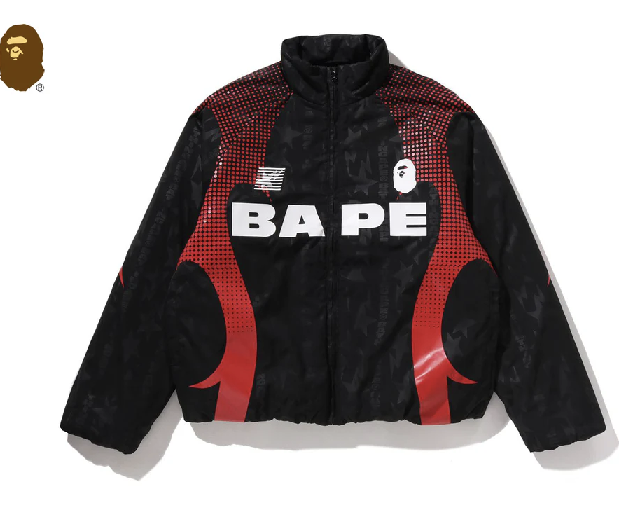 【BAPE男生】0207 發售 ABA FRAME MONOGRAM JACQUARD MULTI LOGO PADDED JACKET