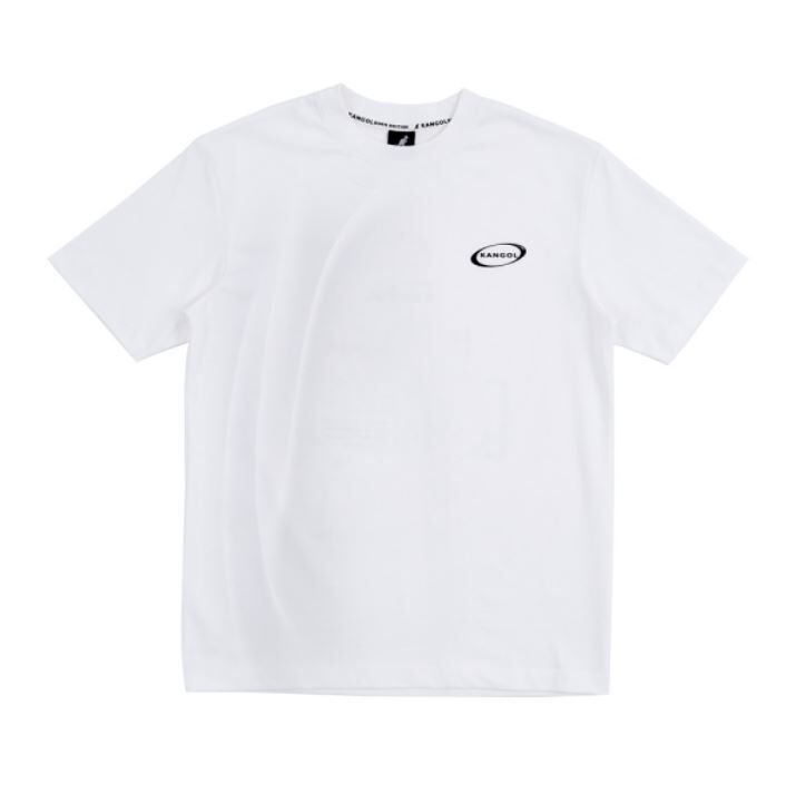 【下殺↘ $499】KANGOL 短袖 短T 白 橘 後LOGO 1938 復古 休閒 男 6325102701