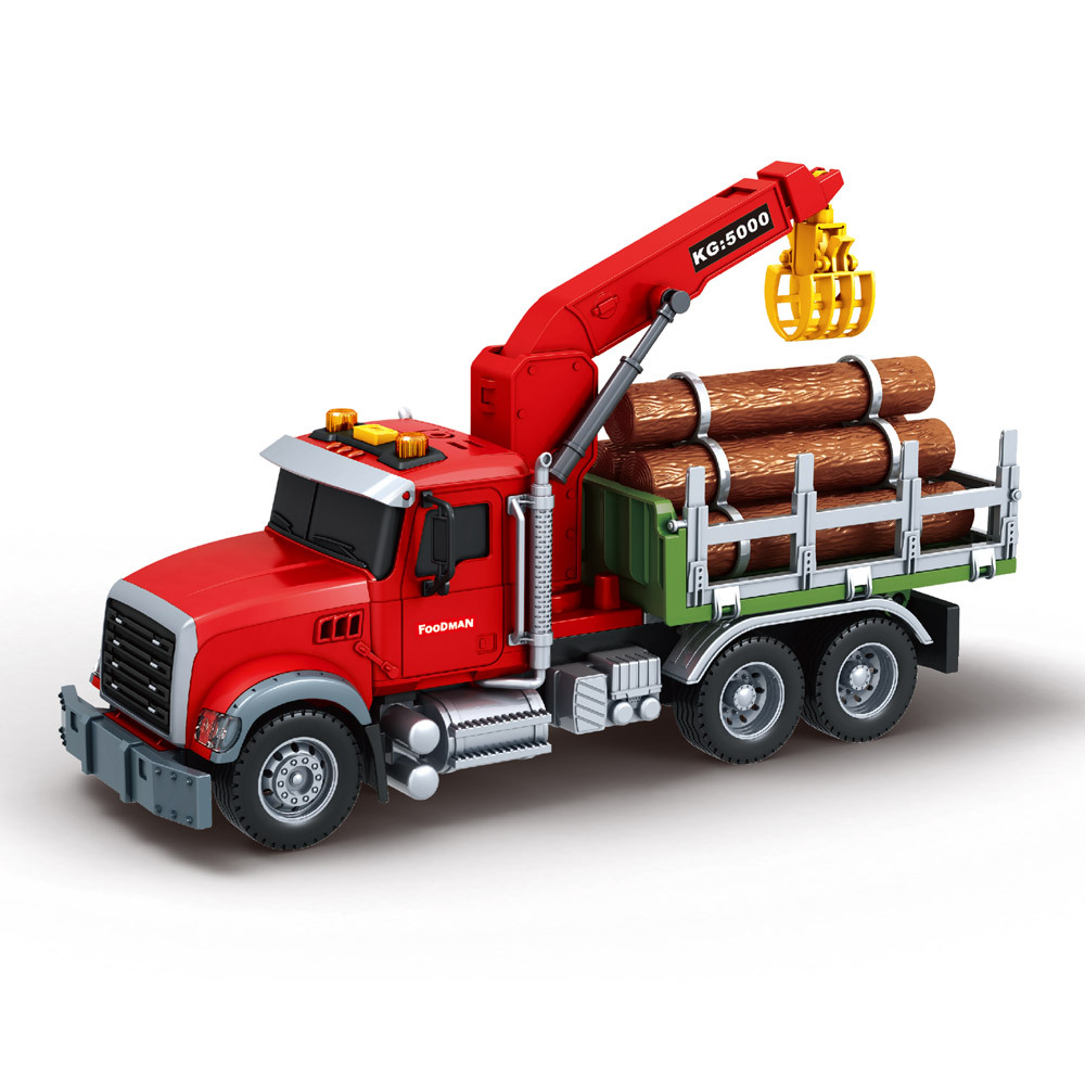FOOD超人擬真聲光木材搬運車