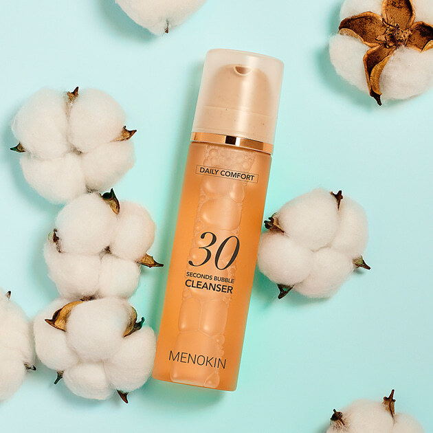MENOKIN 30秒潔面泡沫 - 防敏紓緩